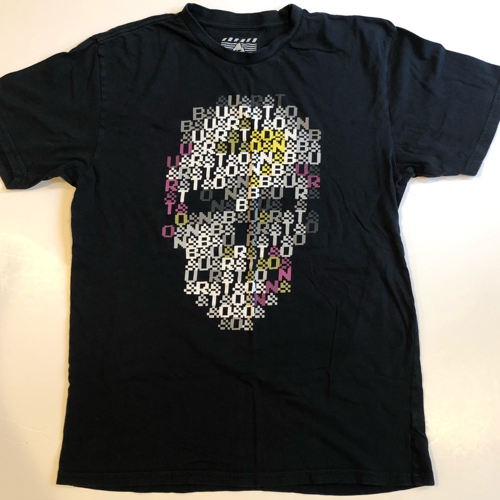 Burton short sleeve black tee size large